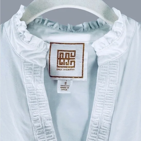 Emily McCarthy Frankie Tiered Mini Dress White Size Small - Picture 6 of 10